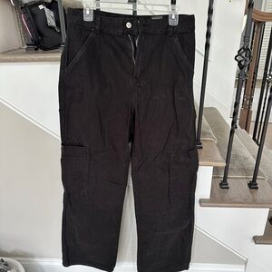 Black cargo pants